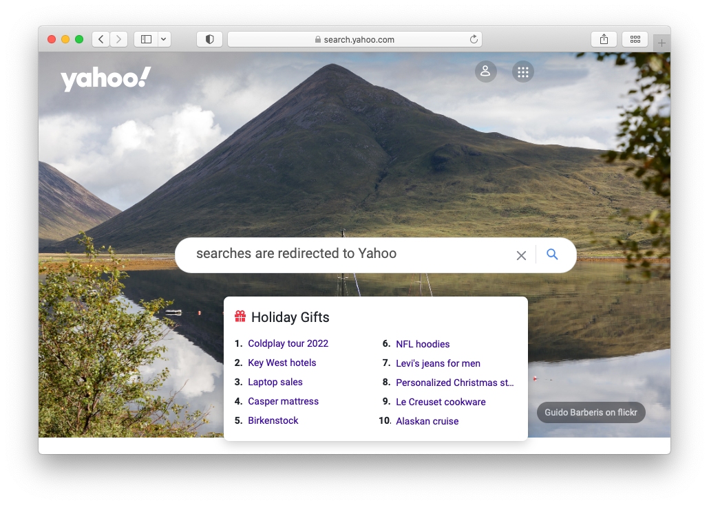 Yahoo redirect Mac campaign has been underway for years